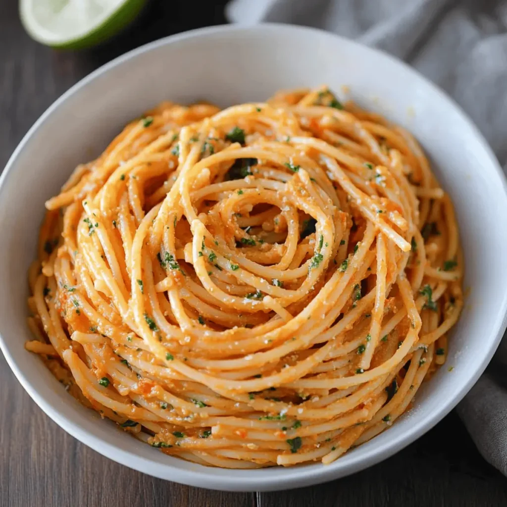 20 Minute Tomato Pesto Pasta