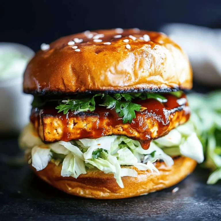 BBQ Tofu Burgers Recipe