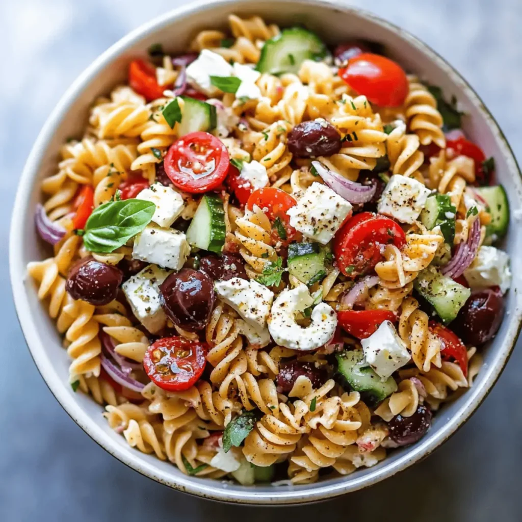 Greek Pasta Salad