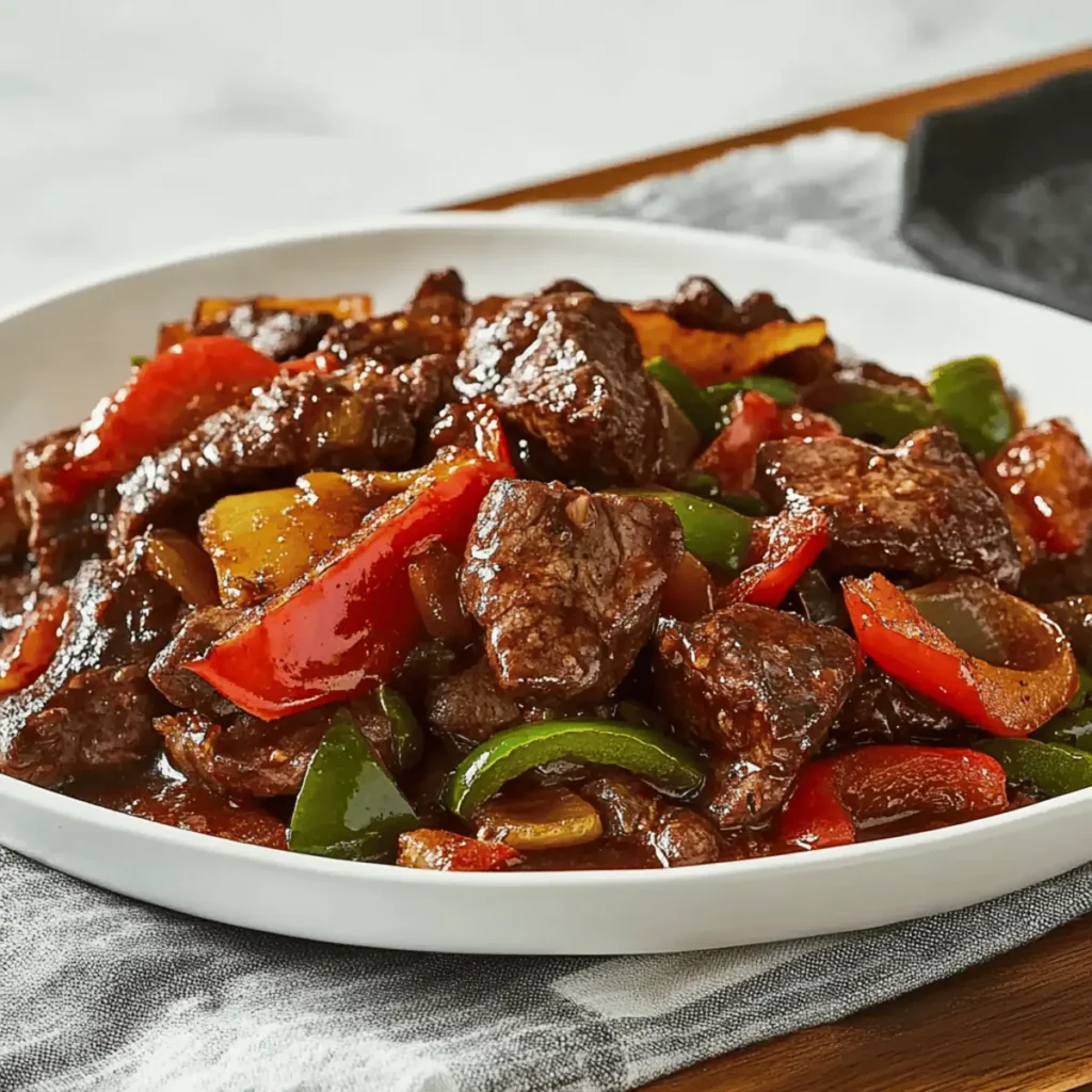 Homestyle Pepper Steak