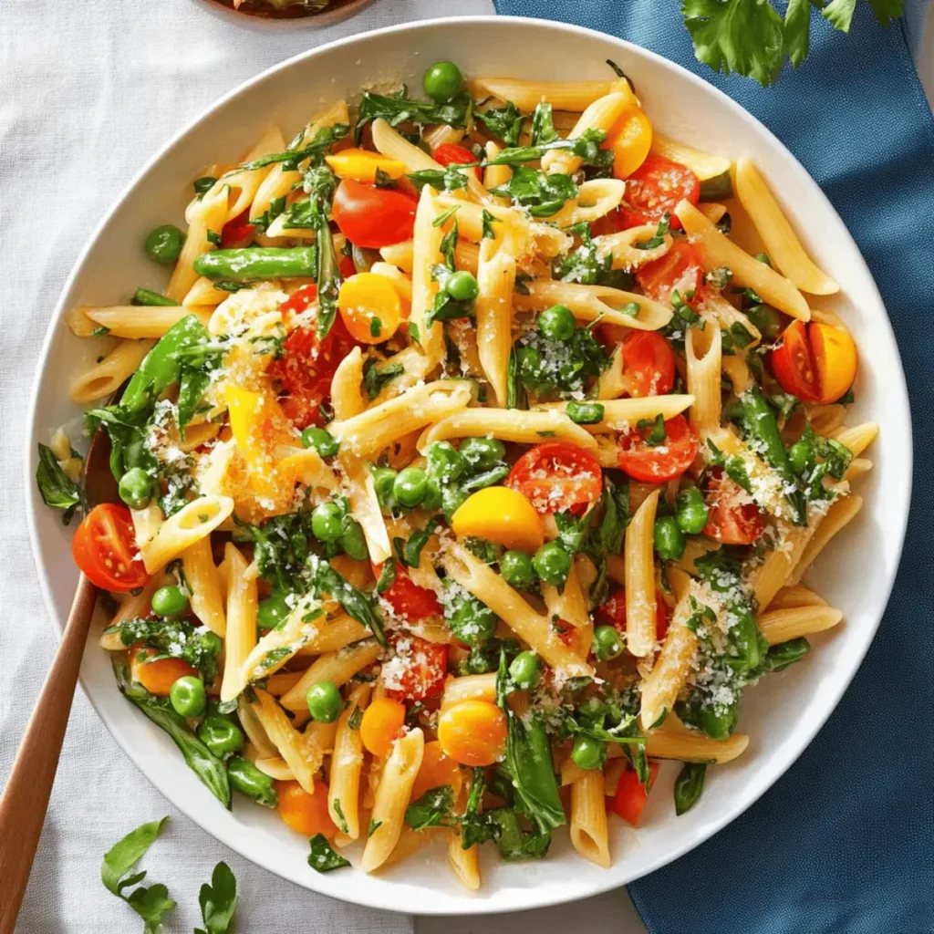 One Pot Pasta Primavera
