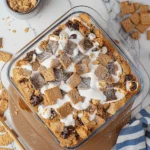 4 Ingredient Oven Baked S’mores Bars