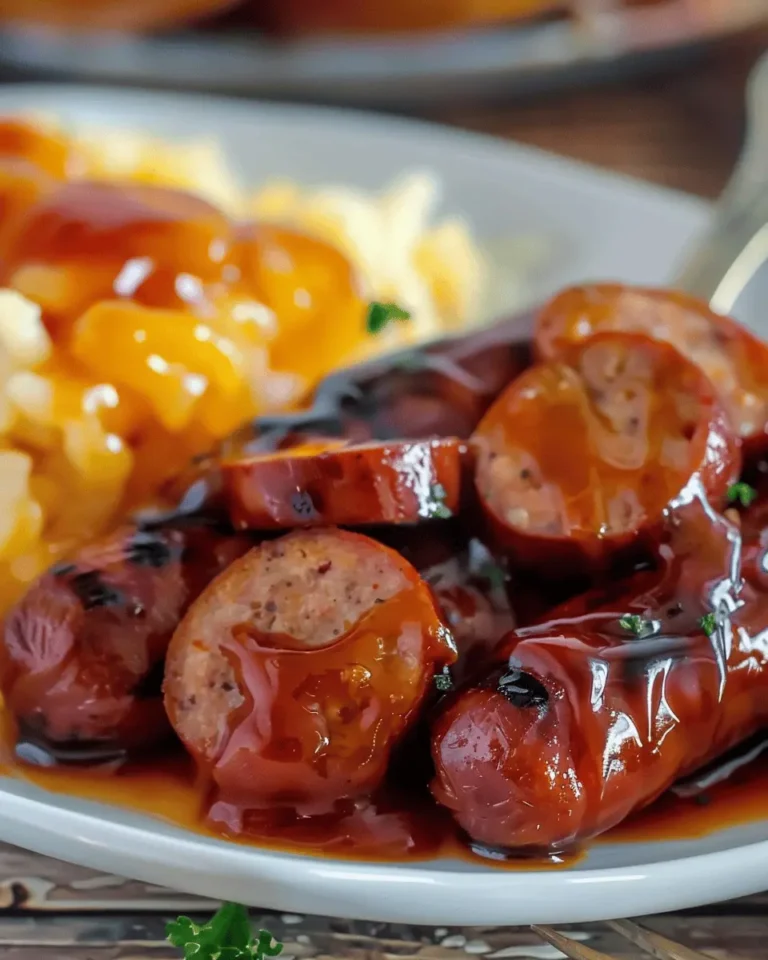 BBQ Baked Sausage