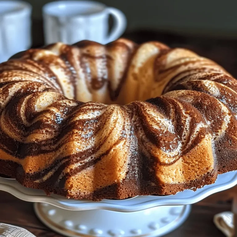 Cinnamon Swirl Bundt Cake