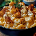 Creamy Honey Pepper Chicken Mac and Cheese Delight