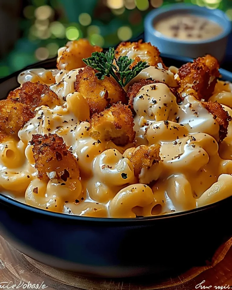 Creamy Honey Pepper Chicken Mac and Cheese Delight