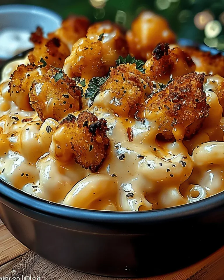 Creamy Honey Pepper Chicken Mac and Cheese Delight