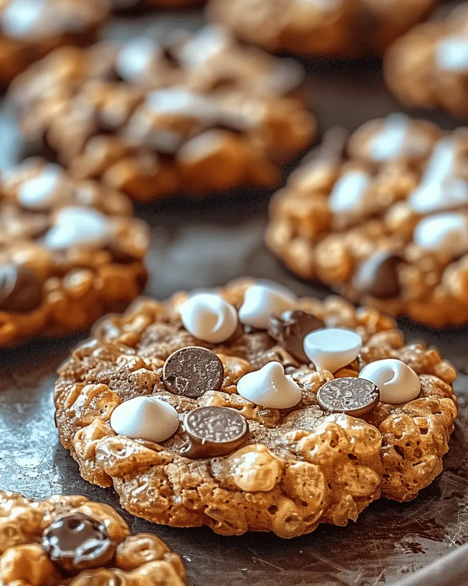 Crunchy Chocolate Chip Rice Krispie Cookies: A Delightful Twist on a Classic Treat