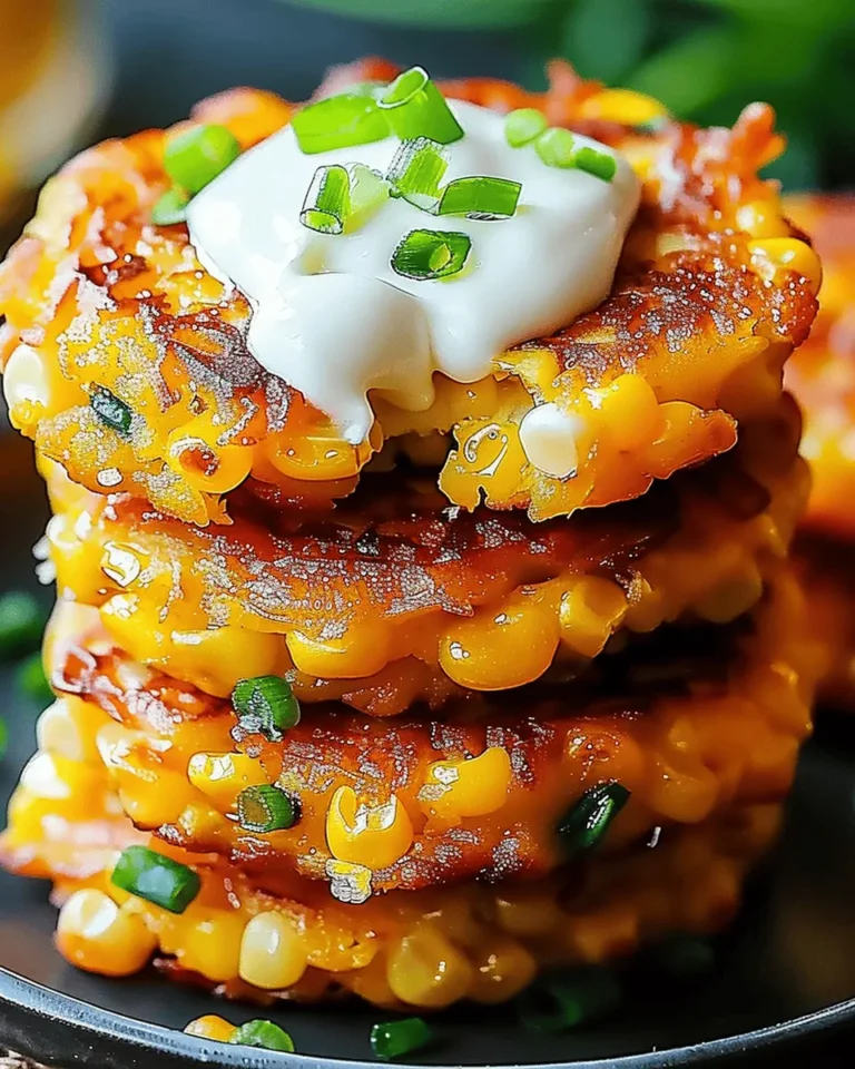 Delicious Cheesy Corn Fritters Recipe