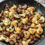 Garlic Cauliflower Mushroom Skillet: Quick & Delicious Dish