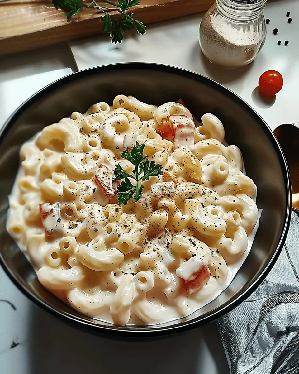 Guy Fieri’s Macaroni Salad: Indulgent Twist with Turkey Bacon and Chicken Ham