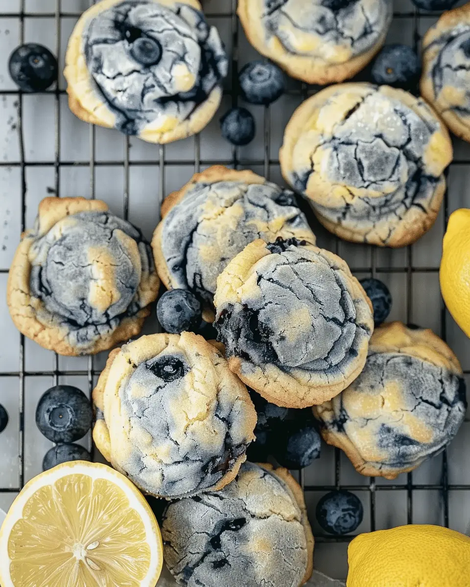 Lemon Blueberry Cookies