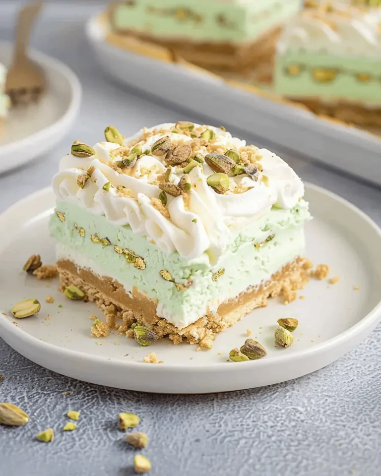 Pistachio Pudding Icebox Cake