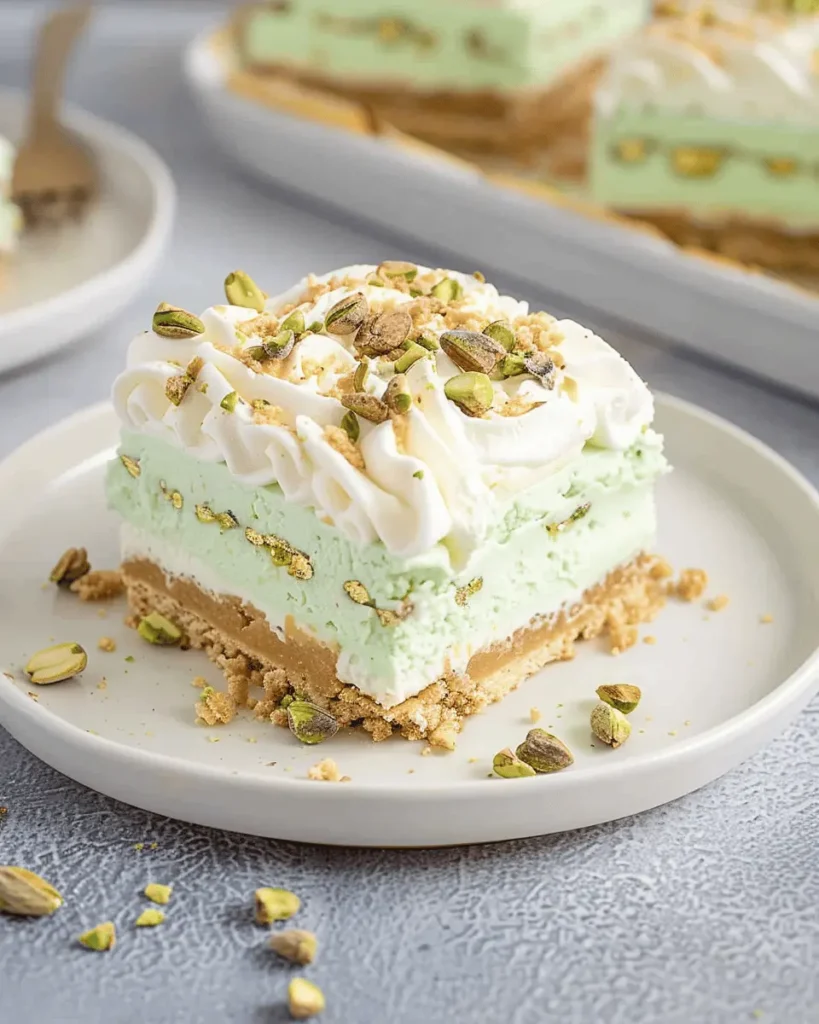 Pistachio Pudding Icebox Cake