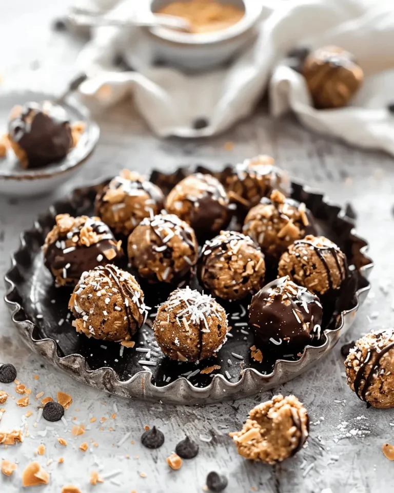 Samoa Cookie Protein Balls