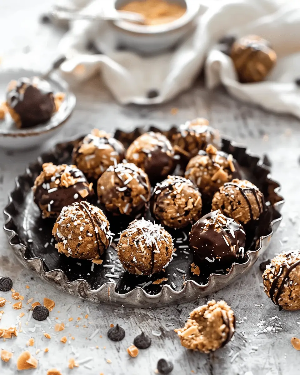 Samoa Cookie Protein Balls