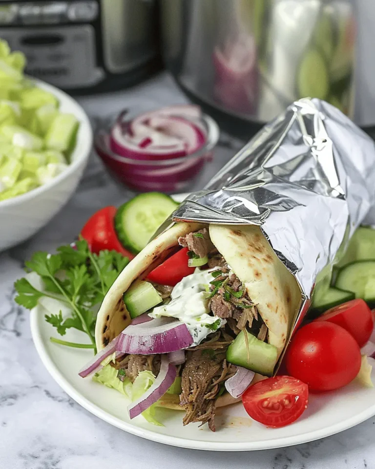 Slow Cooker Beef Gyros