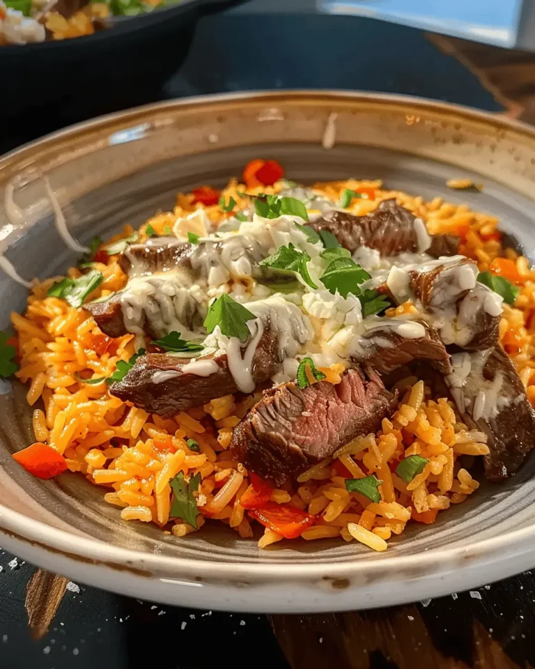 Steak Queso Rice : A Flavorful Recipe