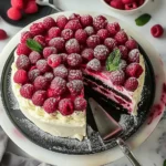 White Chocolate Raspberry Dream Cake