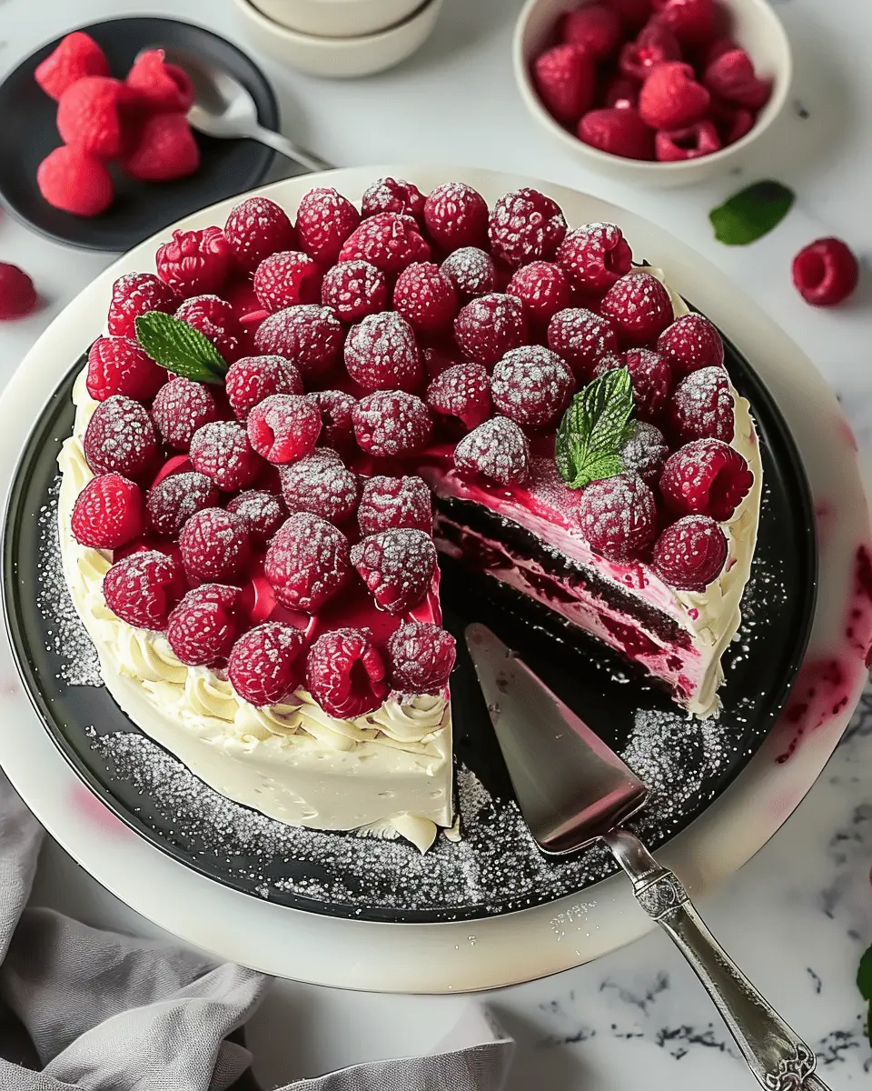 White Chocolate Raspberry Dream Cake