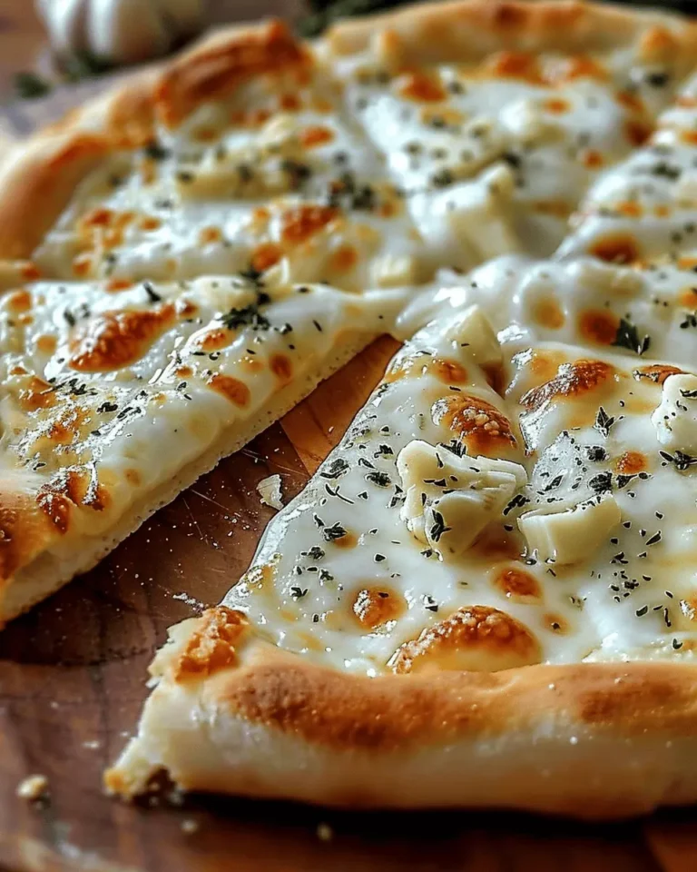 White Pizza with Garlic
