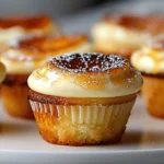 Vanilla Bean Crème Brûlée Cheesecake Cupcakes