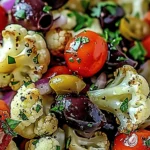 Mediterranean Marinated Cauliflower Salad