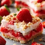 Strawberry Shortcake Bars : Easy Desserts for Summer