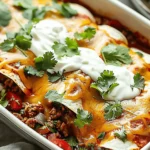 Easy Ground Beef Enchiladas
