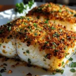 Garlic Parmesan Crusted Halibut: 15-Minute Baked Perfection