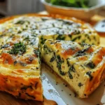5-Star Cottage Cheese and Spinach Crustless Quiche – Light, Fluffy & Healthy!