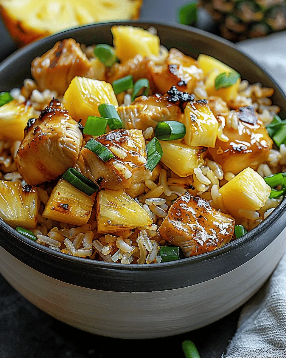 Pineapple Chicken and Rice: A Juicy Twist on Comfort Food