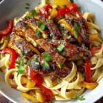 Spicy Cajun Honey Butter Chicken & Pasta