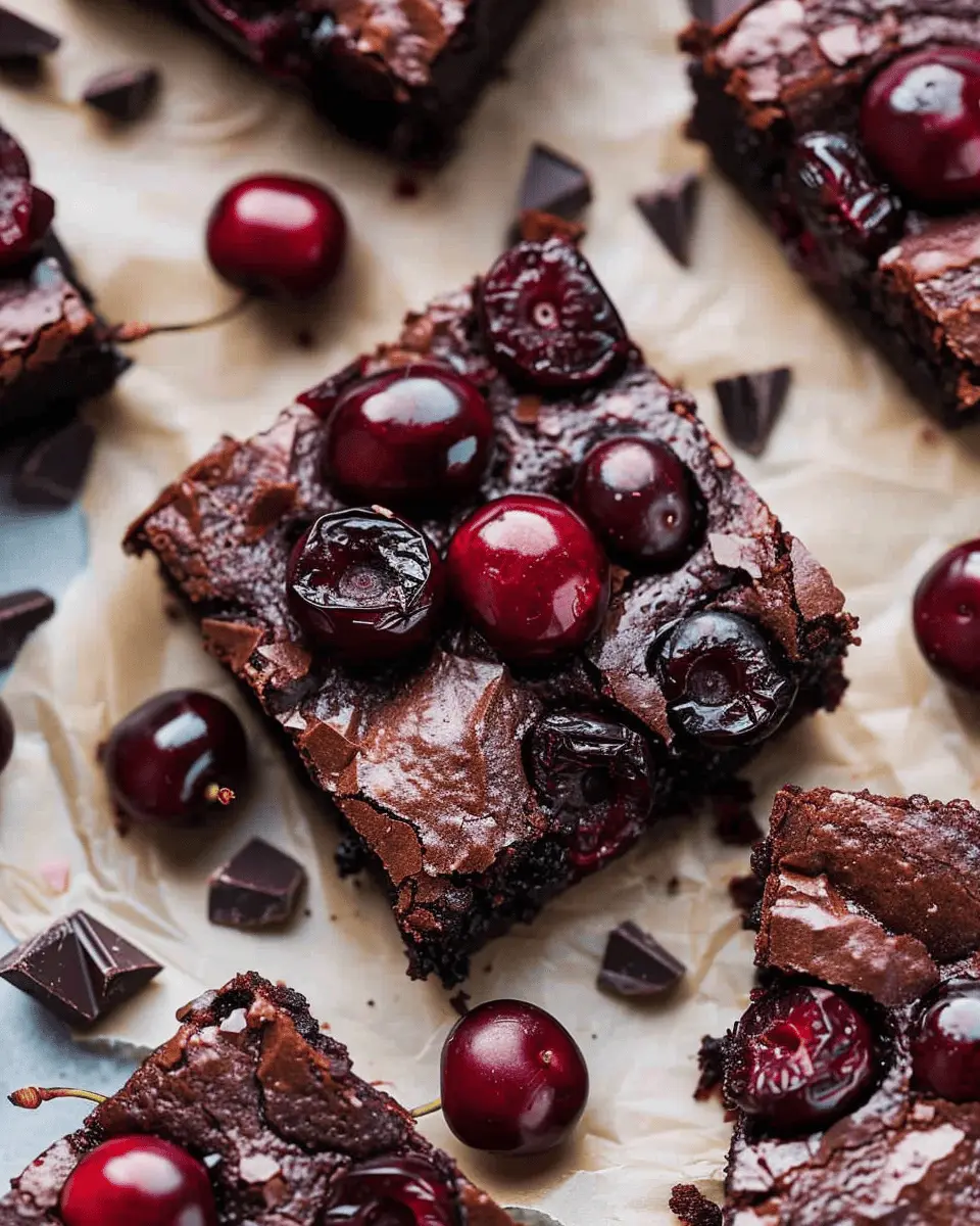 Roasted Chocolate Cherry Brownies: The Best Indulgent Treat