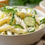 Healthy Cucumber Pasta Salad