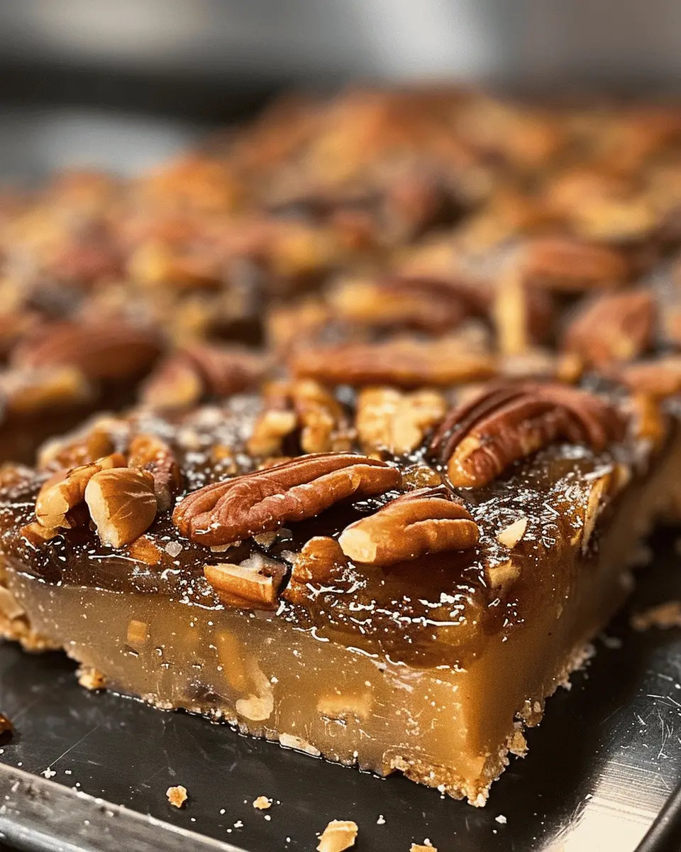 Lazy Girl Pecan Pie Bars Recipe: The Best Quick Dessert Delight