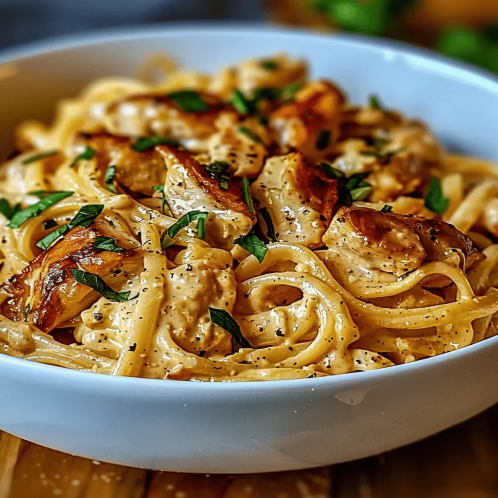 the best Cowboy Butter Chicken Linguine