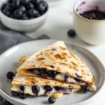 Blueberry Breakfast Quesadilla