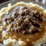 Cozy Hamburger Gravy Over Mashed Potatoes Recipe