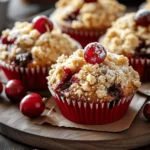 Cherry Cobbler Muffins