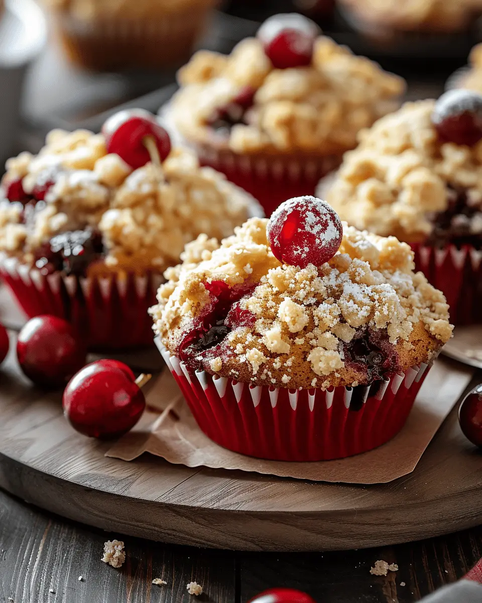 Cherry Cobbler Muffins: Easy Homemade Delight for All Ages