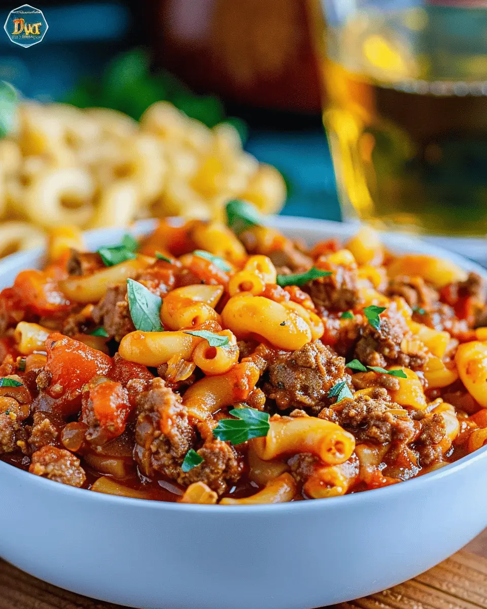 Crock Pot American Goulash: Easy Comfort Food with Turkey Bacon