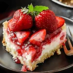 Easy Strawberry Cheesecake Dump Cake