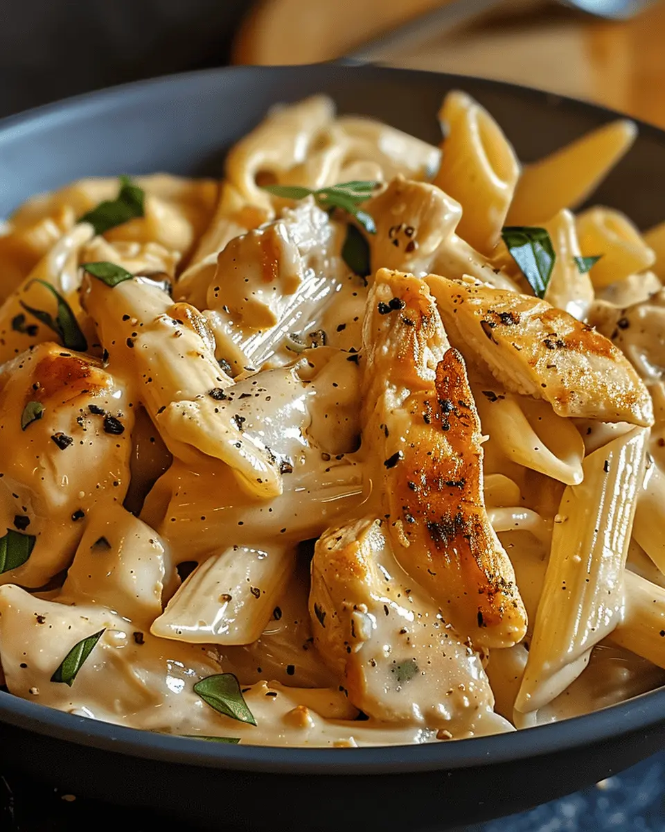 Creamy Cajun Chicken Pasta: Indulgent Turkey Bacon & Chicken Ham Twist