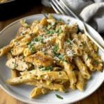 Healthy Garlic Parmesan Chicken Pasta Recipe