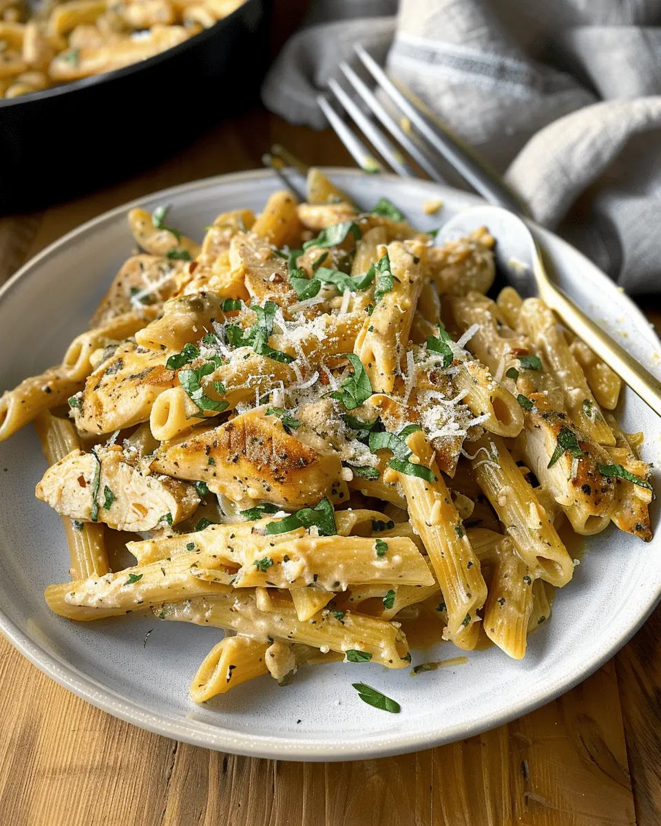 Healthy Garlic Parmesan Chicken Pasta Recipe: Easy Weeknight Delight
