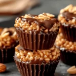 Chocolate Peanut Butter Rice Krispie Cups
