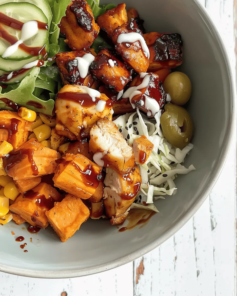 BBQ Chicken Sweet Potato Bowl: Easy, Flavor-Packed Delight
