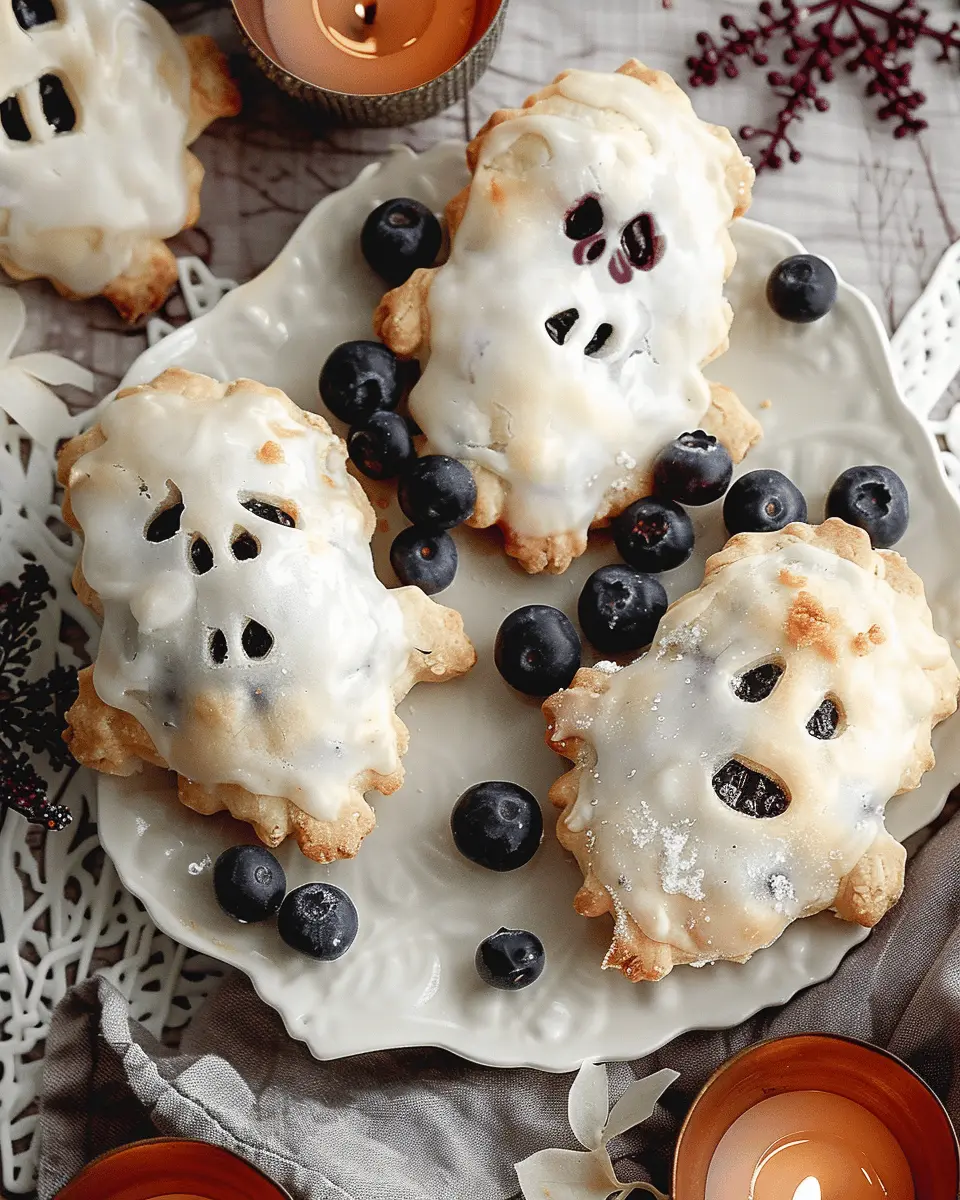 Vegan Blueberry Ghost Hand Pies: Easy Treats for Fall Fun