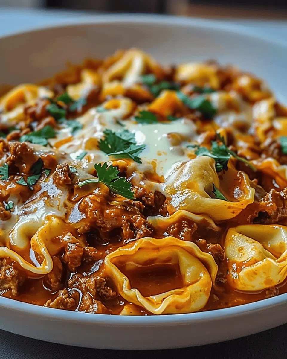 Beef Tortellini Enchilada: Easy Comfort Food with a Twist